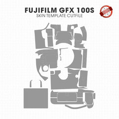Fujifilm GFX 100S Skin Template Vector Cut File