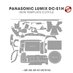 Panasonic Lumix DC-S1H Skin Template Vector Cut Files