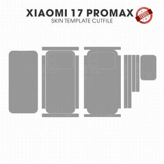 Xiaomi 17 Pro Max Skin Template Cutfile Vector PDF SVG DXF CDR