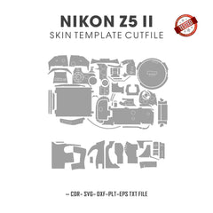 Nikon Z5 II (Z52) Skin Template Vector Cut Files