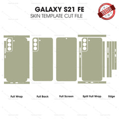 Samsung Galaxy S21 Fe Skin Template Vector Cut File Bundle