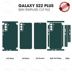 Samsung Galaxy S22 Plus Skin Template Vector Cut File Bundle